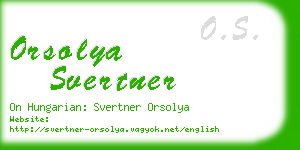 orsolya svertner business card